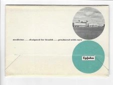 POSTCARD FOLDER-UPJOHN-PHARMACETICAL