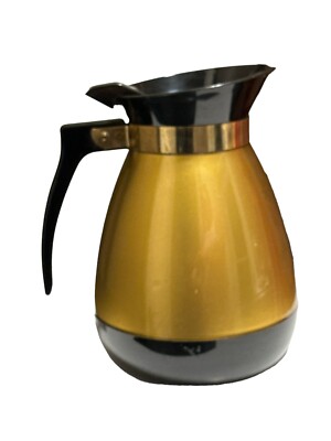 Vintage West Bend Thermo-Serv Insulated Coffee Carafe Pitcher Made In U.S.A.