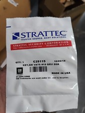 Strattec Key Blank GM Vats #15 GRV 50A C25115 Made in USA 27-3204-32986