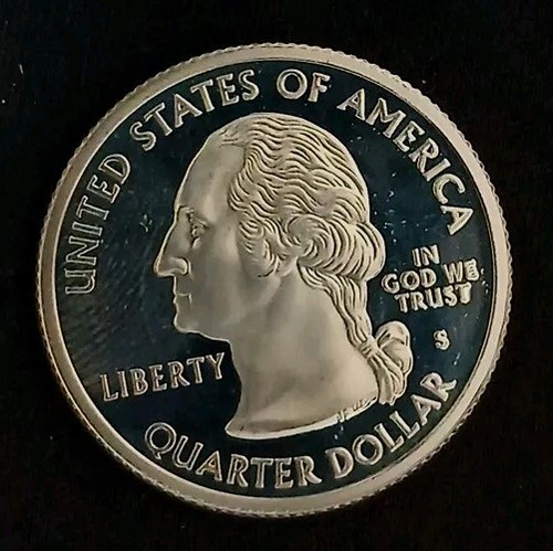 2000-S Cameo PROOF 90% SILVER "South Carolina" Washington Quarter -Ships Free! - Picture 4 of 6