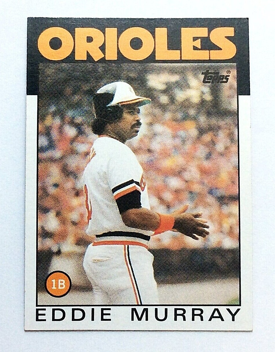 1986 TOPPS BASEBALL CARD - # 30 - EDDIE MURRAY - BALTIMORE ORIOLES - HOF |  eBay