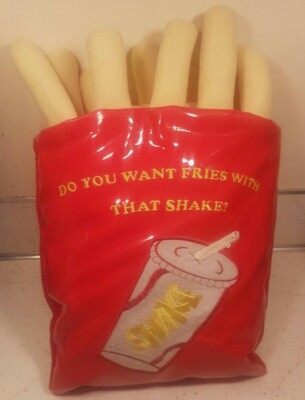 Stuffed French Fries Plush Do You Want Some Fries With That Shake 