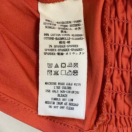 Free People Dress Hold on Mini Red Rust Halter Smocked Ruched y2k Size Small - Picture 11 of 11
