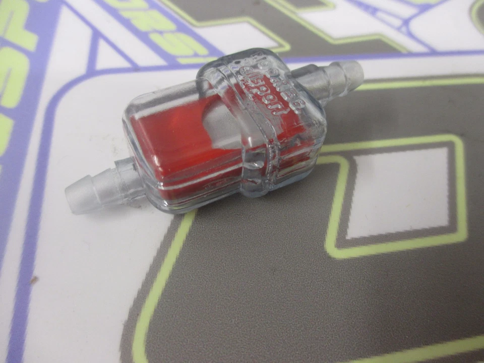 POLISPORT 6mm Inline Fuel Filter for Motocross Motorcycle Bike Enduro Trials NEW - Image 2 of 2