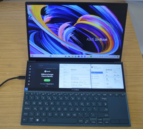 ASUS ZenBook Duo UX482 Dual Touchscreen Intel Core i7-1165G7, 32GB Ram, 1TB SSD