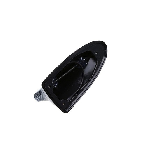 Black Shark Fin Roof Antenna Aerial FM/AM Radio Signal Decor Car Trim Universal - Imagen 9 de 12
