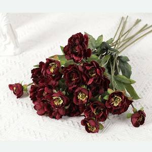 6pc Set Artificial Peony Flower Fake Bonsai Flower Arrangement Home Decorations Ebay