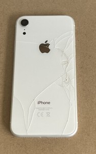 Original Apple iPhone XR Gehäuse Rahmen Glasbruch Für Refurbisch Weiß White