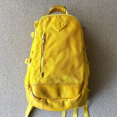 VISVIM Backpack Bag Ballistic Yellow Leather Used | eBay VISVIM Backpack Bag Ballistic Yellow Leather Used | eBay