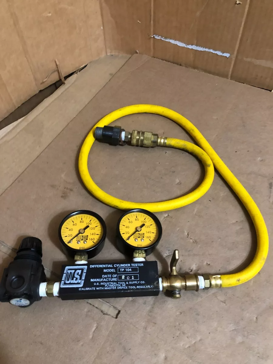 Differential pressure tester outlet