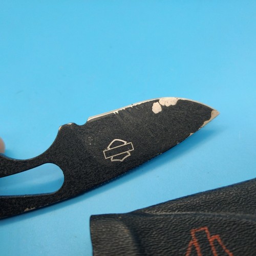 DISCONTINUED/RARE Harley Davidson (Benchmade) 13212 FB Tether Fixed Blade Knife - Picture 11 of 11