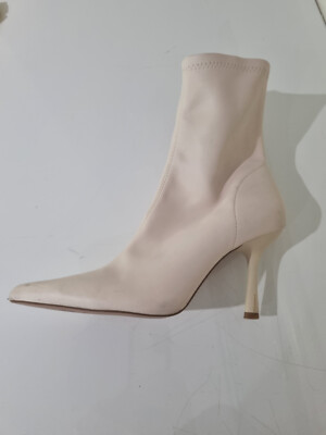 Stradivarius Gray Sock Boots STRADIVARIUS WOMEN'S FAUX