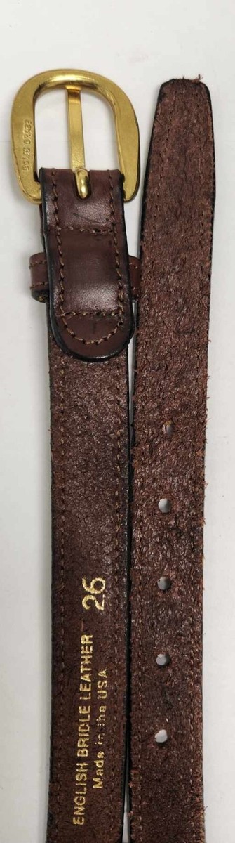 USA製 TORY LEATHER WESTERN BELT BLACK TORY Belt Black English Bridle Leather Western Belt 26 Made