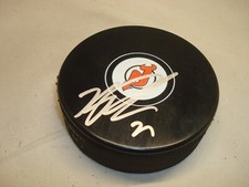 Kyle Palmieri Signed New Jersey Devils Hockey Puck Autographed 1C