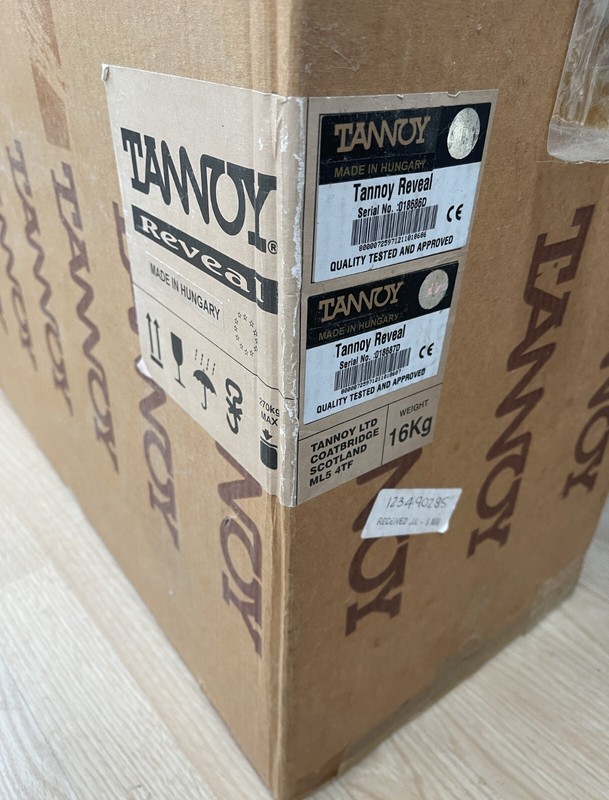 Tannoy REVEAL Passive Speakers RED 6.5" 2-Way Studio Monitor 100W 8-Ohm