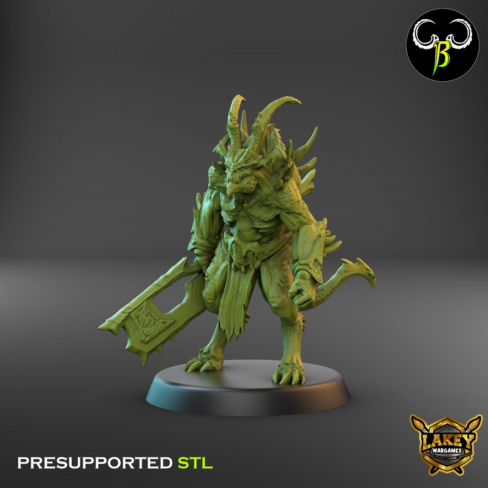 Gore Breakers | Daemon | 3D Printed Miniature | Clay Beast Creation |