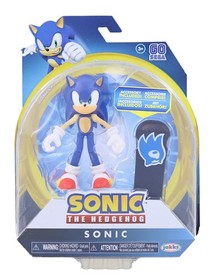 Sonic the Hedgehog 4 Inch Figure | Modern Sonic w/ Snowboard