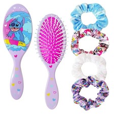LUV HER Lilo Stitch Hair Accessory 5 Pcs Set - 1 Regular 9 inch Stitch Hairbru