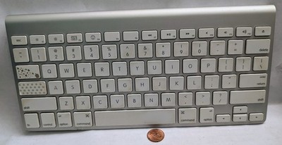 GENUINE Apple.Keyboard.A1314.Wireless Bluetooth.Mac.PC.Aluminium.tested works
