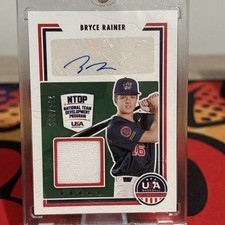 2022 Panini Stars & Stripes Blue Jersey Auto #BR Bryce Rainer Tigers /399