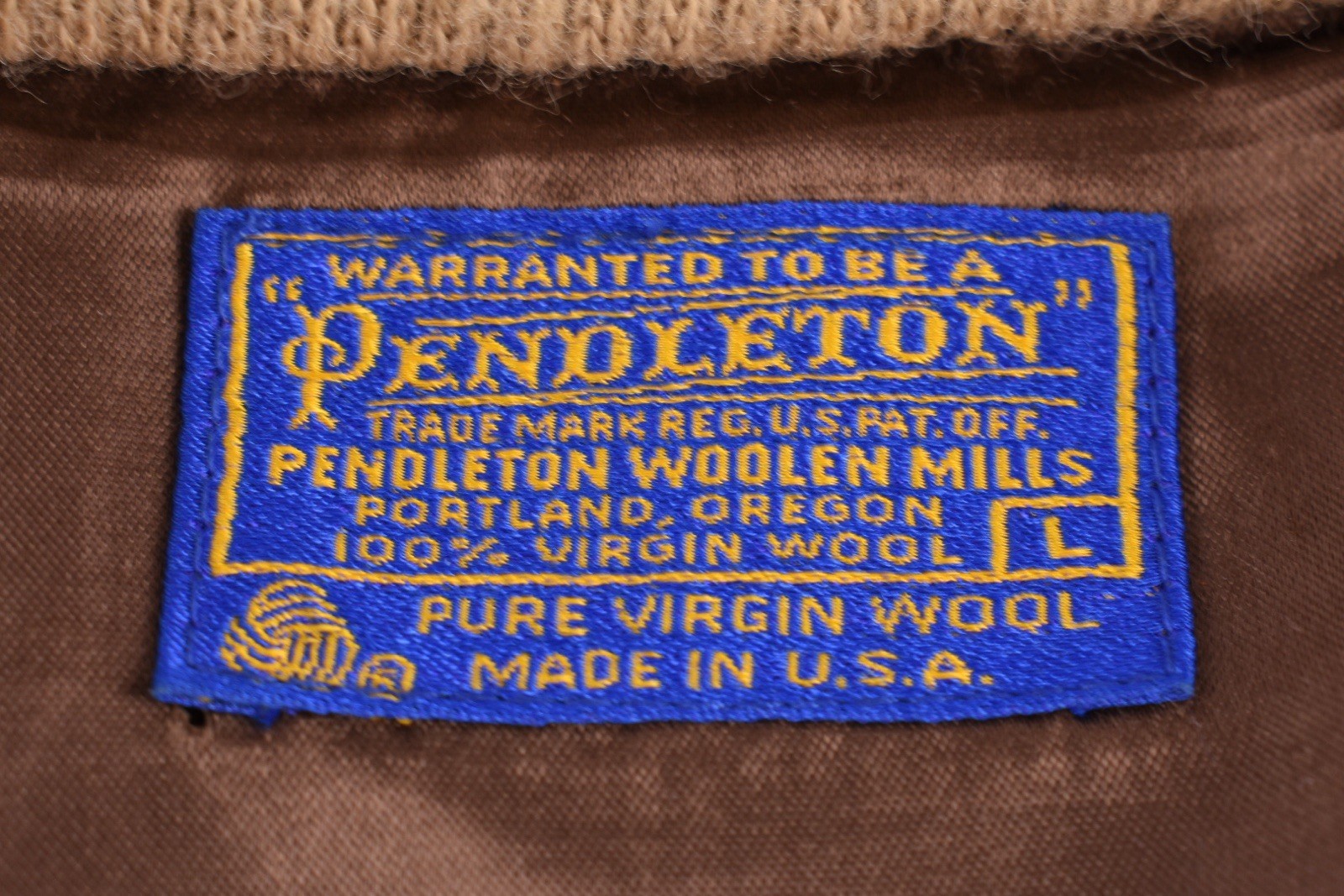 Vintage Pendleton Wool Bomber Ranch Jacket USA Ta… - image 6