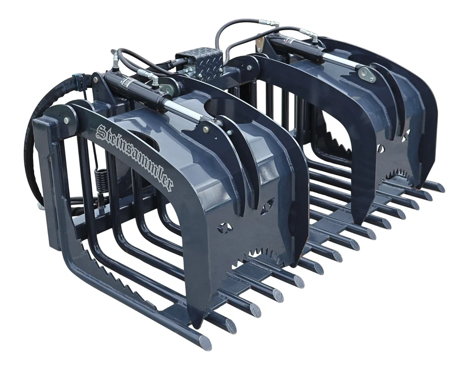 Garfos de rocha resistentes STEINSAMMLER 600/520/450 balde de garra opção Avant/Mini - Imagem 2 de 4