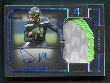 2019 Panini National Treasures Rookie Treasures Autograph D.K. Metcalf RC 1/10