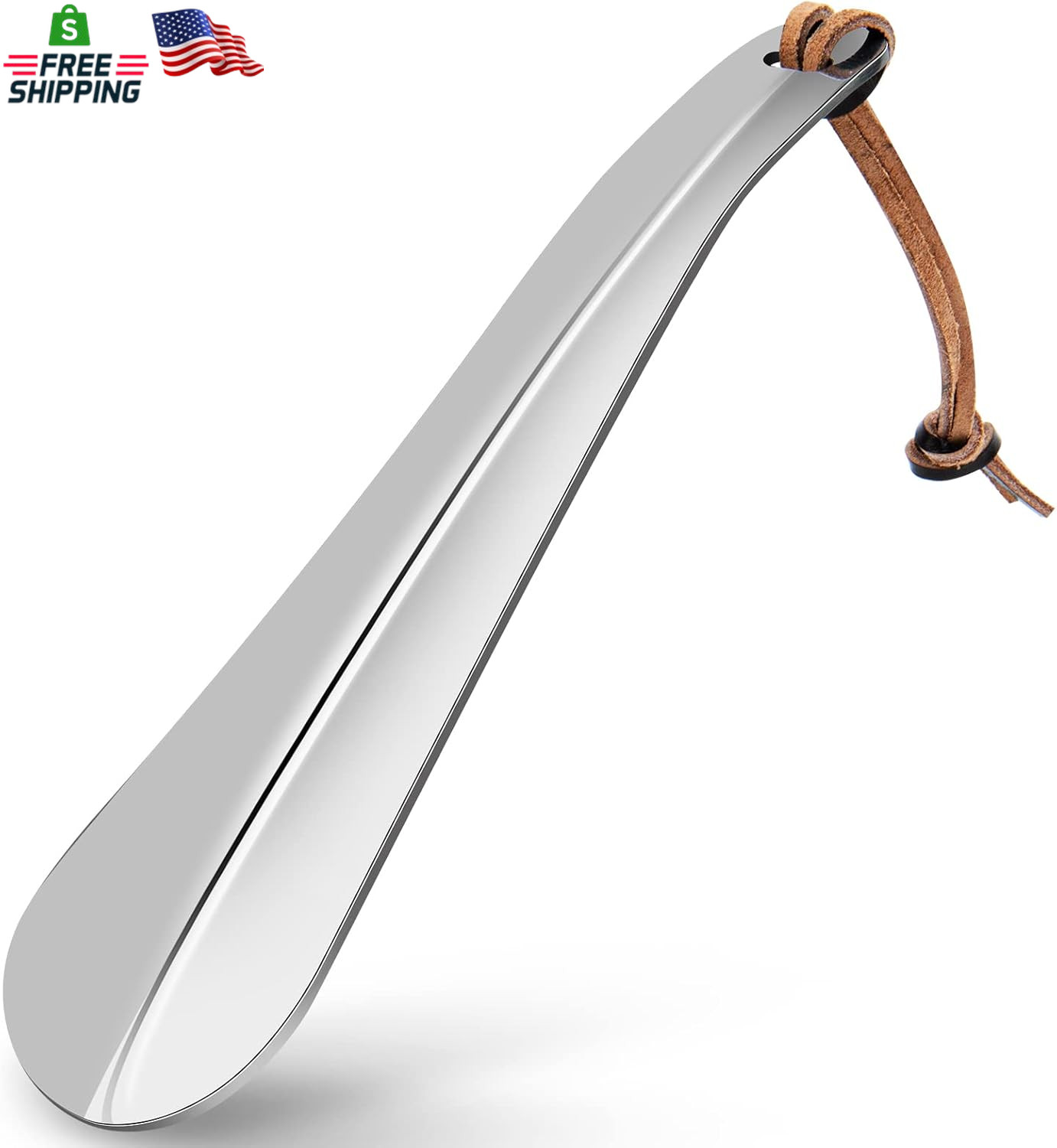 7.5 Inch, Portable Shoe Horns, Travel Shoes Horn, Premium St