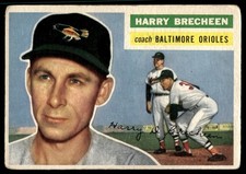 1956 Topps Harry Brecheen Baltimore Orioles #229