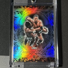 2026 Topps Chrome WWE THE ROCK Diamond Legacy SSP BLACK REFRACTOR #9/10 RDL-17