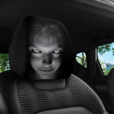 Headrest Cover, Prank Horror Creepy Car Decor Accessory Seat Protector Halloween