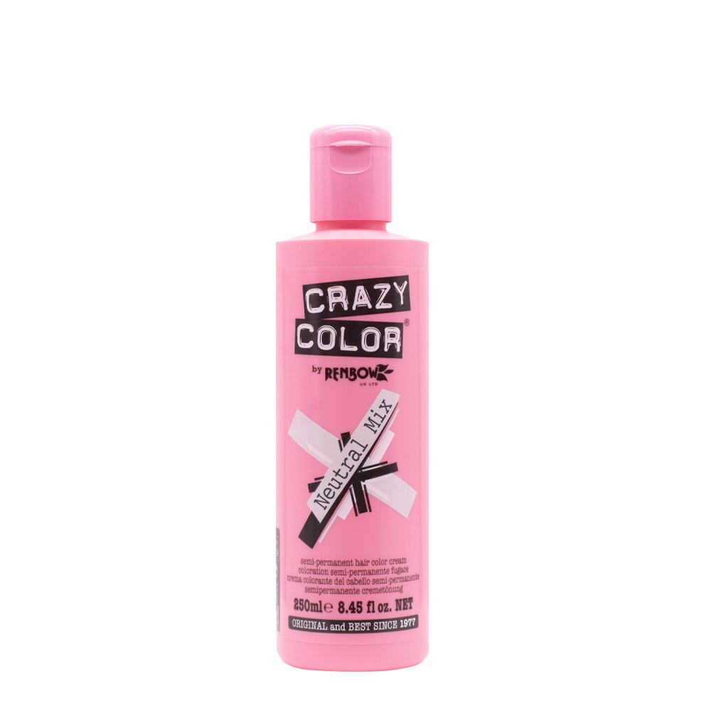 Crazy Color Semi Permanent Hair Colour Cream Neutral Mix - Image 4
