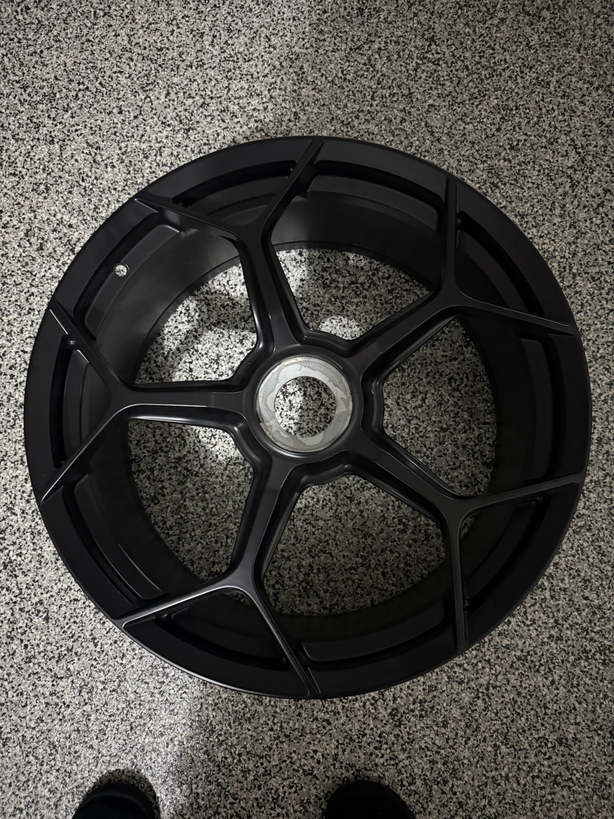 LAMBORGHINI HURACAN Performante Front Center Lock Wheel Satin Black