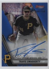 2019 Bowman's Best Auto Blue Refractor 44/150 Travis Swaggerty #B19-TS Auto r9d