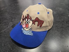 Vintage 1995 Looney Tunes Head Start Taz Tasmanian Devil Snapback Hat