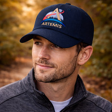 Artemis II 2026 Mission Crew Back To The Moon Embroidered Baseball Cap