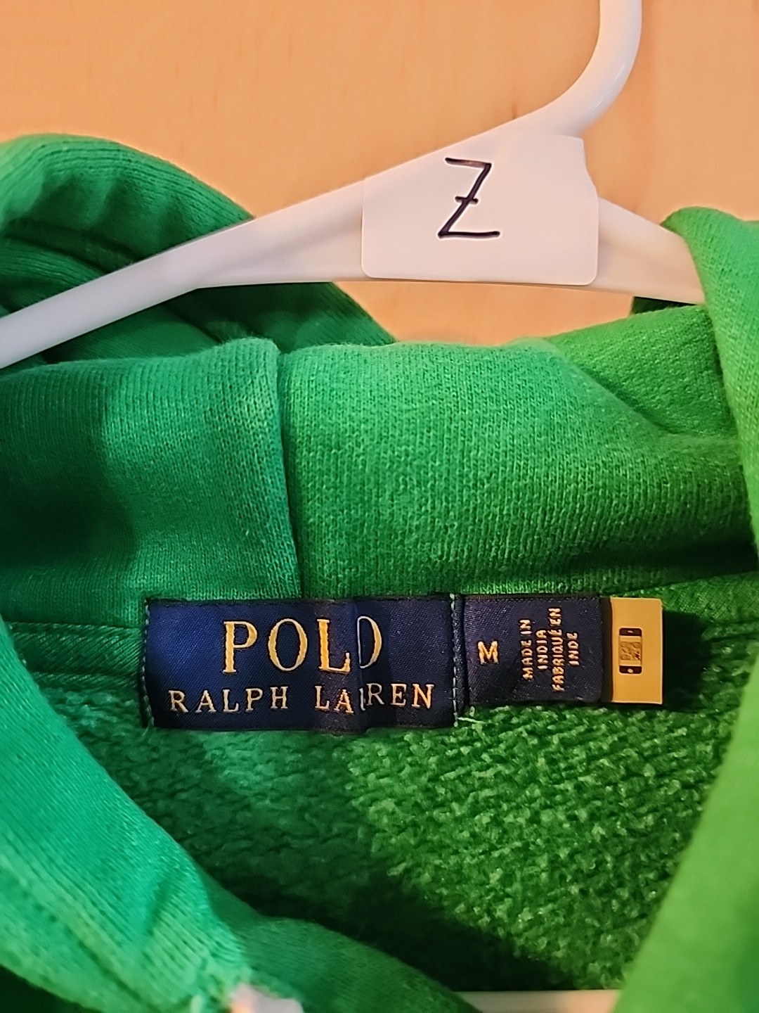 Polo Ralph Lauren Pullover Felpa con Cappuccio Uomo Taglia Media Verde Piccolo Pony