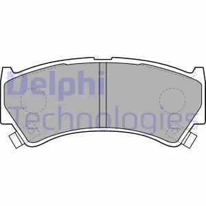 Plaquettes de frein Organic LP1548 DELPHI pour SUZUKI BALENO BALENO Break - Photo 1/4