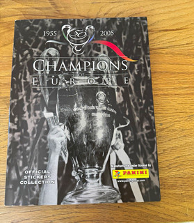 Panini Champions of Europe 1955 2005 UEFA Champions League Sticker Album full