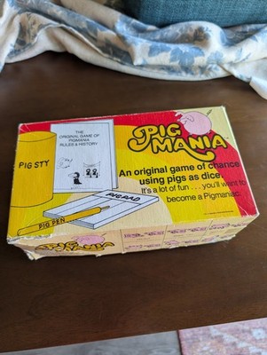 Pig Mania Vintage 1977 Board Game No Pen