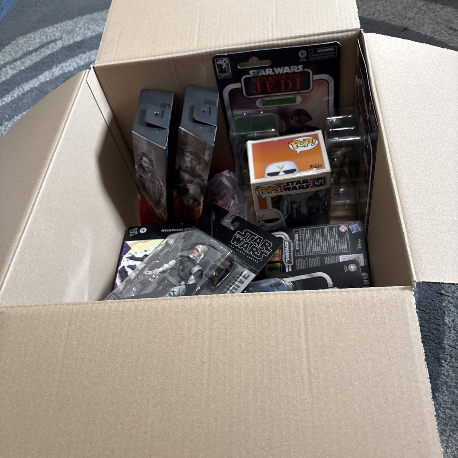 Actionfiguren Star Wars Mystery Überraschungs Paket Hasbro Kenner Figuren OVP