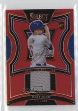 2025 Panini Select Selective Swatches Red Prizm 54/99 Matt Shaw #SS-MS 1k9t