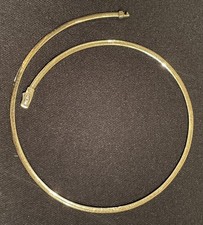 Real 14kt 4mm Reversible White & Yellow Domed...