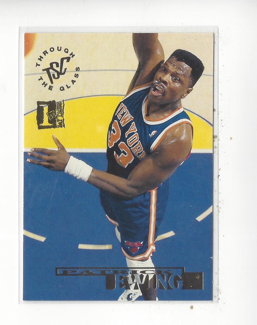 1994-95 Stadium Club First Day Issue #2 Patrick Ewing (Through the Glass) Knicks
