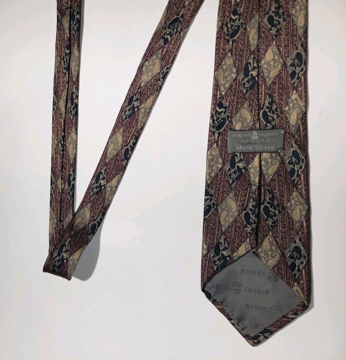 Robert Talbott Studio Tie 58.75" Abstract Paisley… - image 8