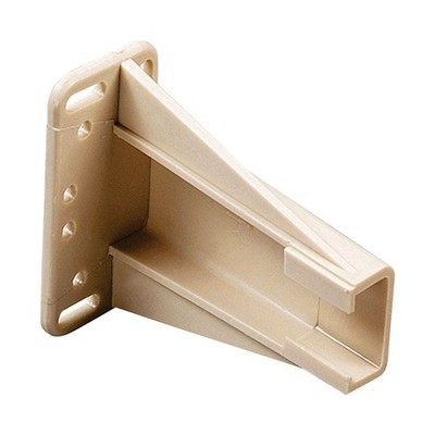 Knape & Vogt 1805-101P Beige Plastic Rear Mounting Bracket 2-3/8 L in.