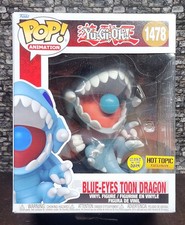 Funko Pop!Yugioh Blue-Eyes Toon Dragon 1478 Glow In the Dark Hot Topic Exclusive