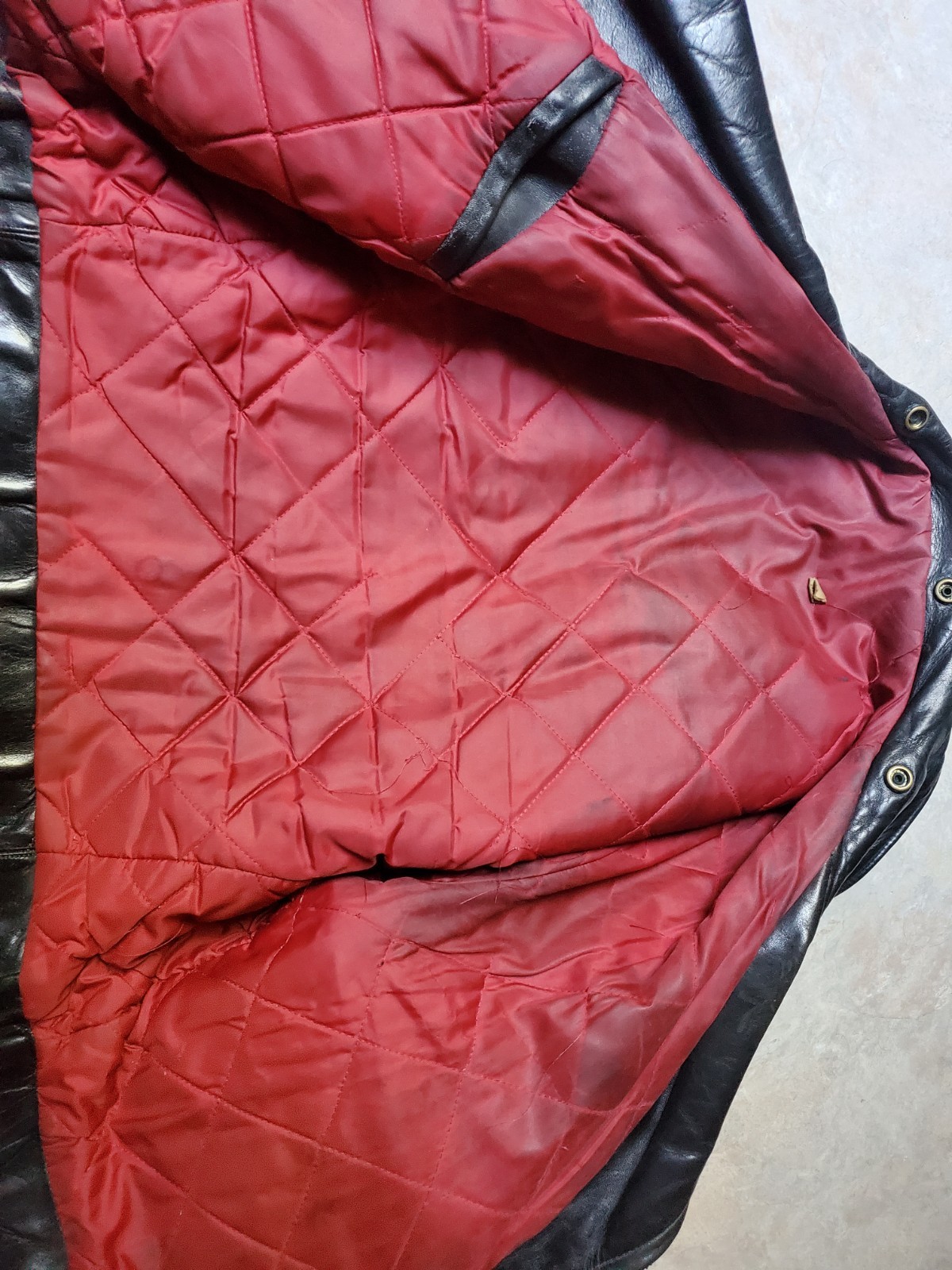 Rare 40's Leather Jacket Vintage Leather Jacket. … - image 6