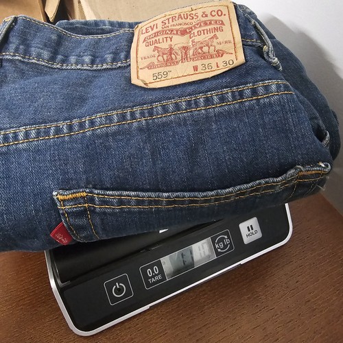 Levis 569 Loose Straight Jeans Herren 36x30 Blau Dark Wash Y2K Skater Baggy Denim - Bild 17 von 17