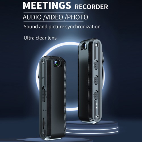 Body Camera HD 1080P Mini Wearable With 180° Rotatable Camera 3 Functions - Afbeelding 11 van 12